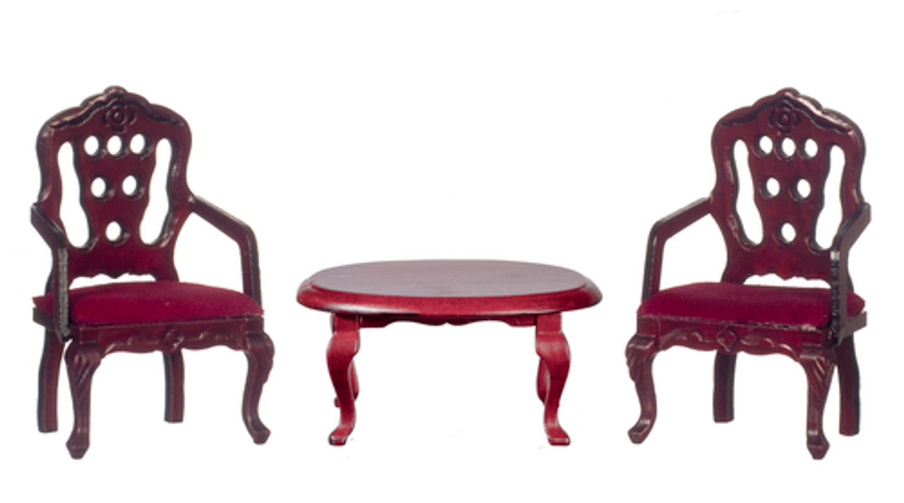 Chairs and Cofee Table - Mahogany