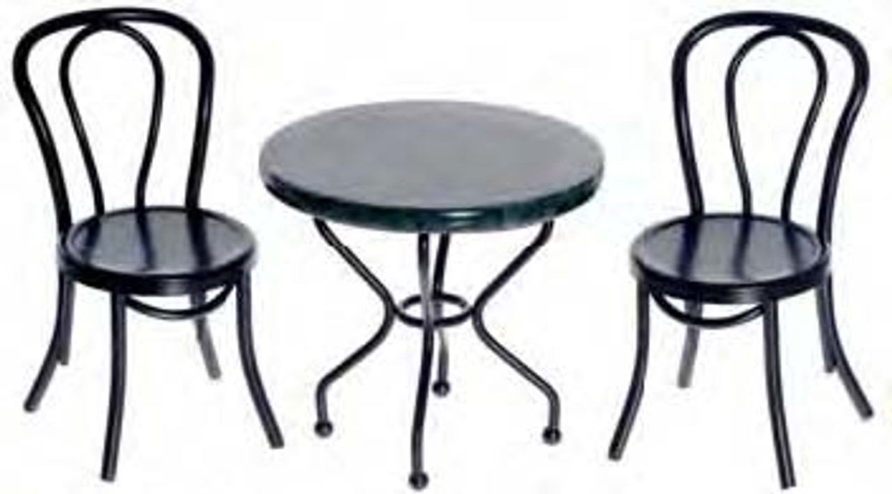 Marble Top Iron Table Set