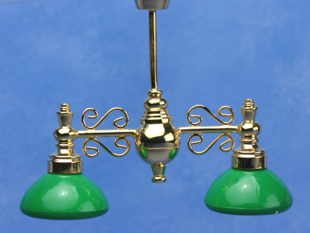 Billiard Chandelier - Green Shade