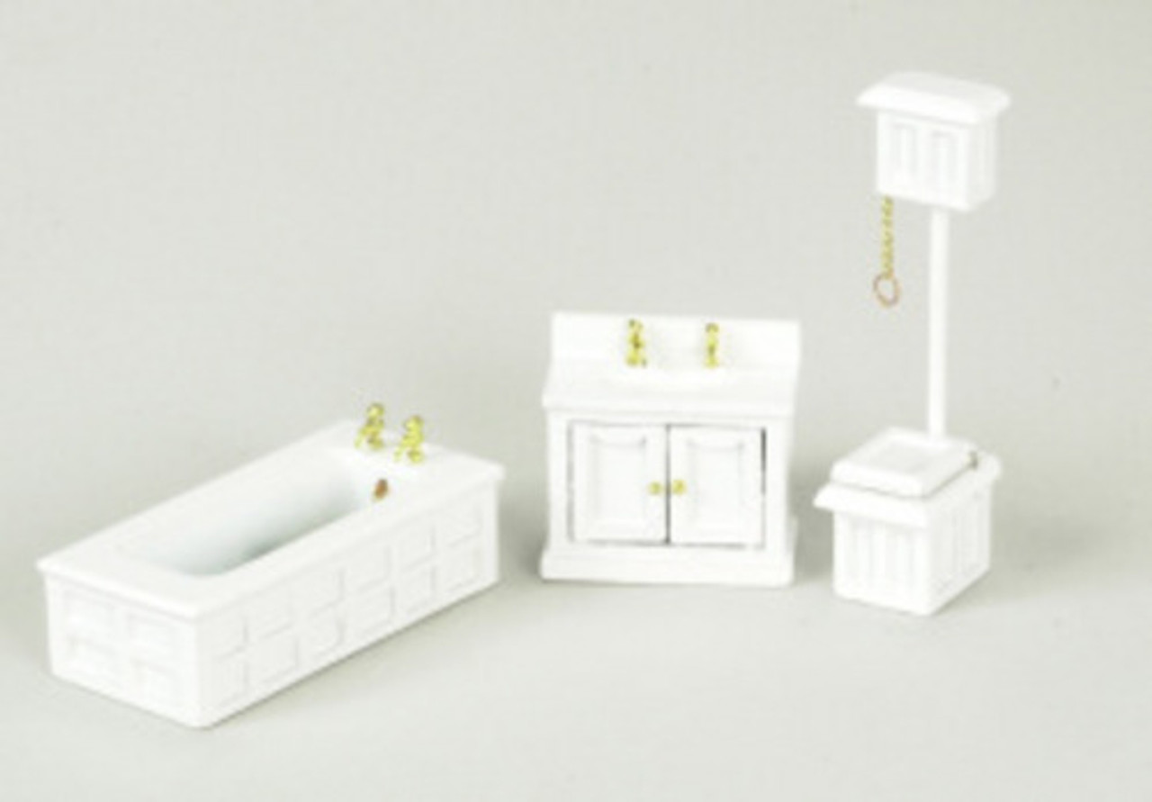 Bathroom Set - White