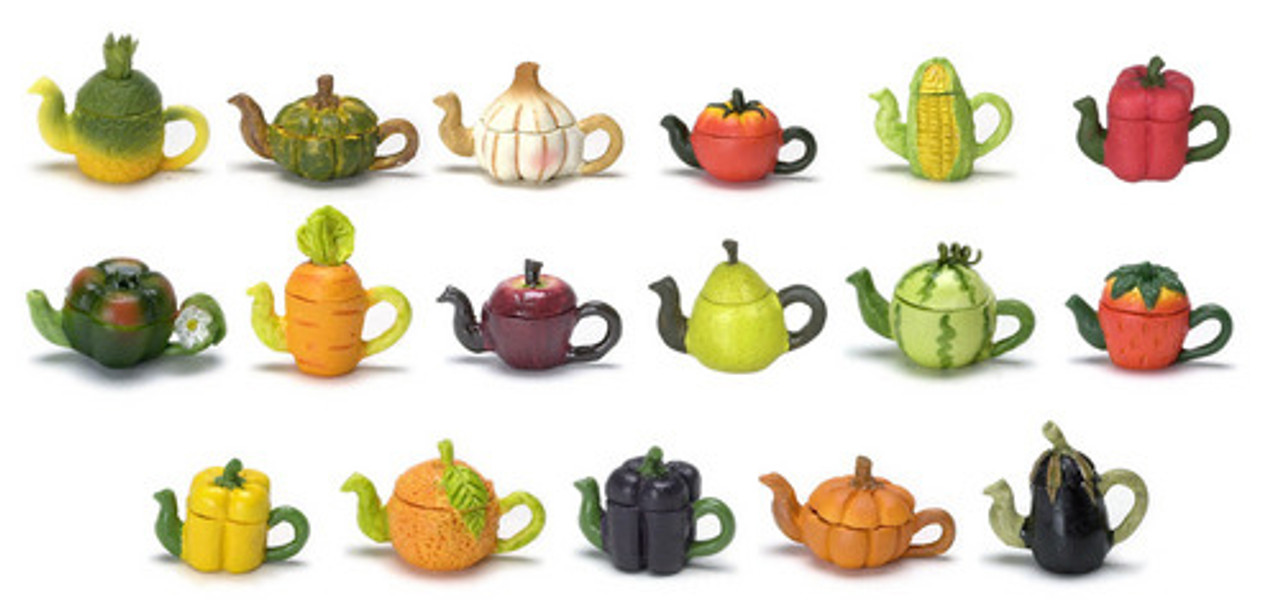 Dollhouse City - Dollhouse Miniatures Teapots - Assorted