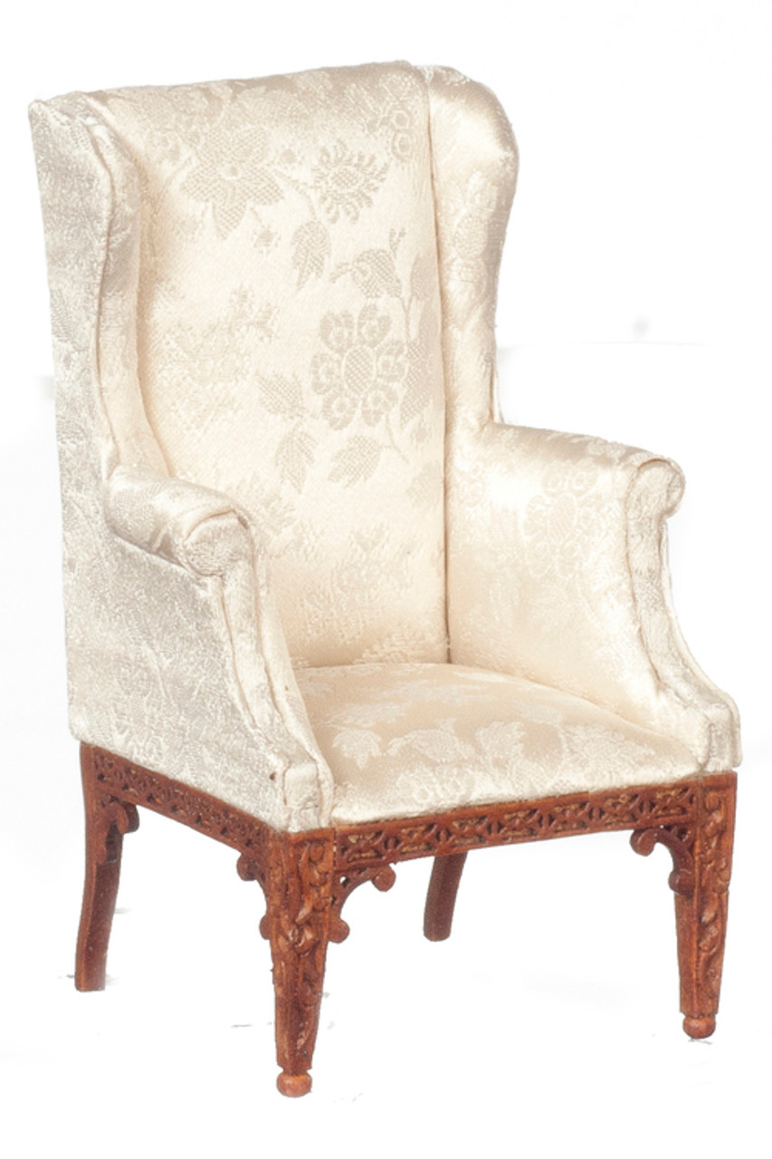 Chippendale Wing Chair - Walnut