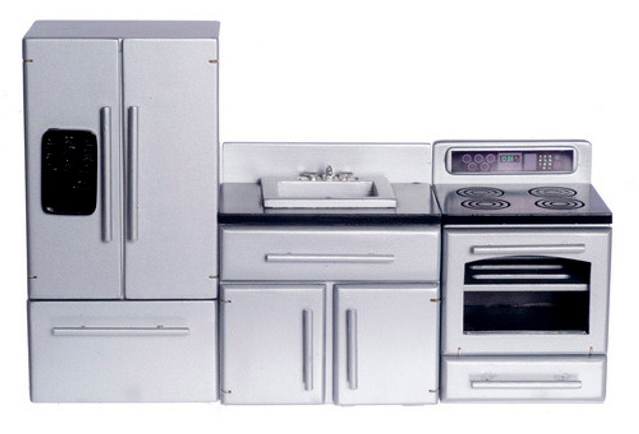 Appliance Set with Black Top