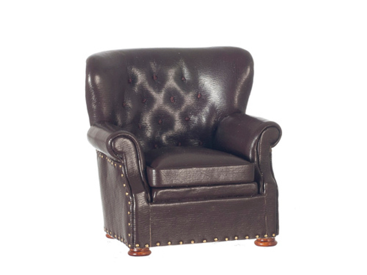 Churchchill Chair - Brown Leather