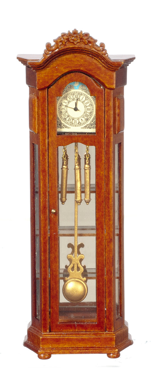 Battery Operated Grandfather Clock Dollhouse City