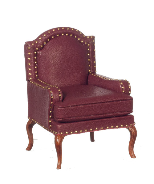 Upholstered Armchair Red Dollhouse City