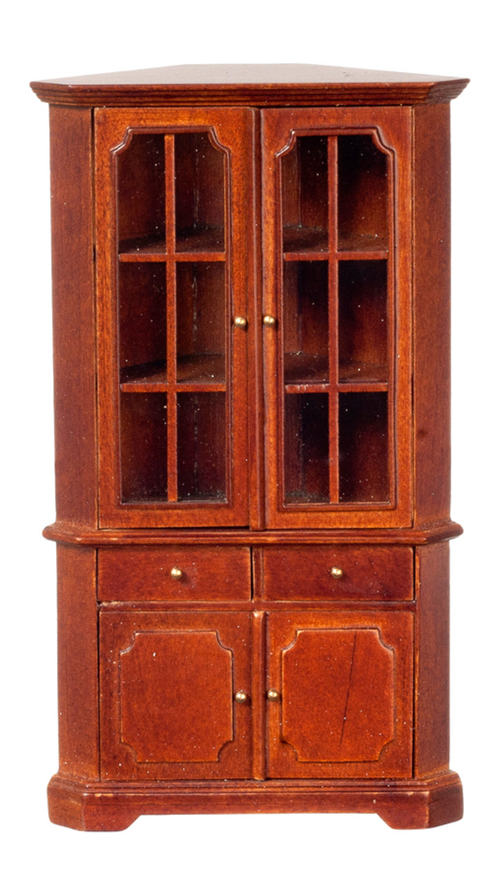 MIssion Corner Cabinet - Walnut