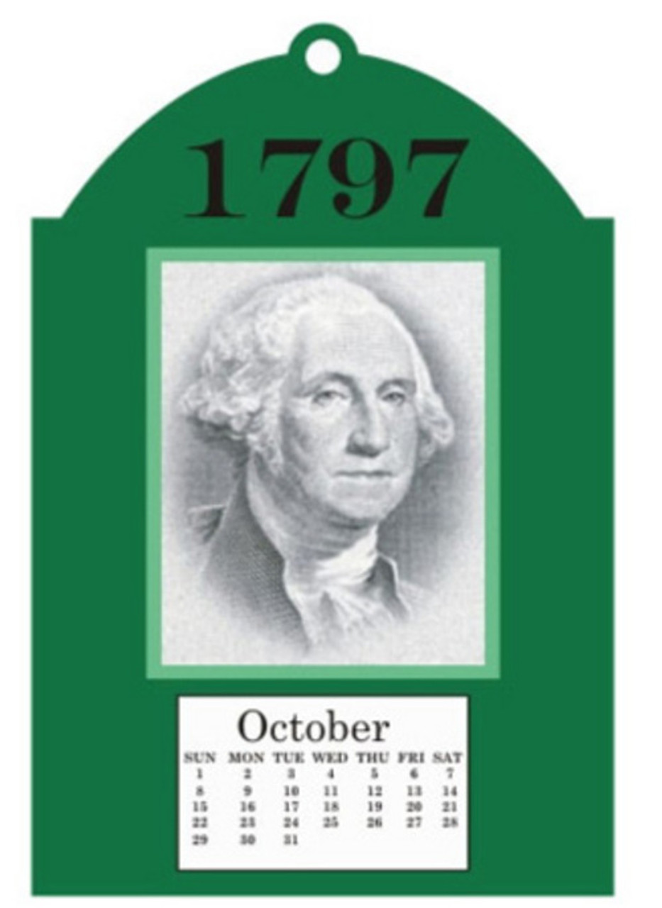 1797 Wahington Calendar