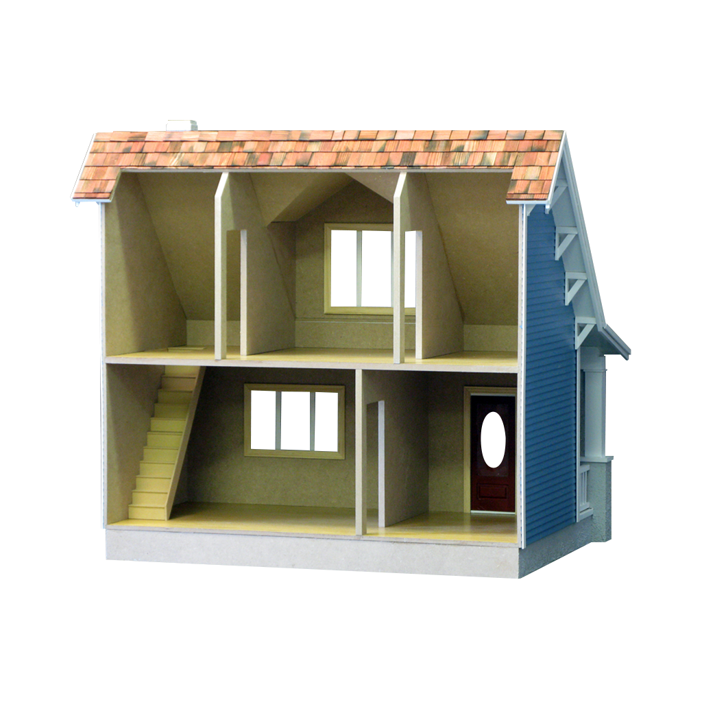 Beachside Bungalow Dollhouse Kit Dollhouse City