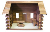 How to Put Together a Fantastic Log Cabin Dollhouse