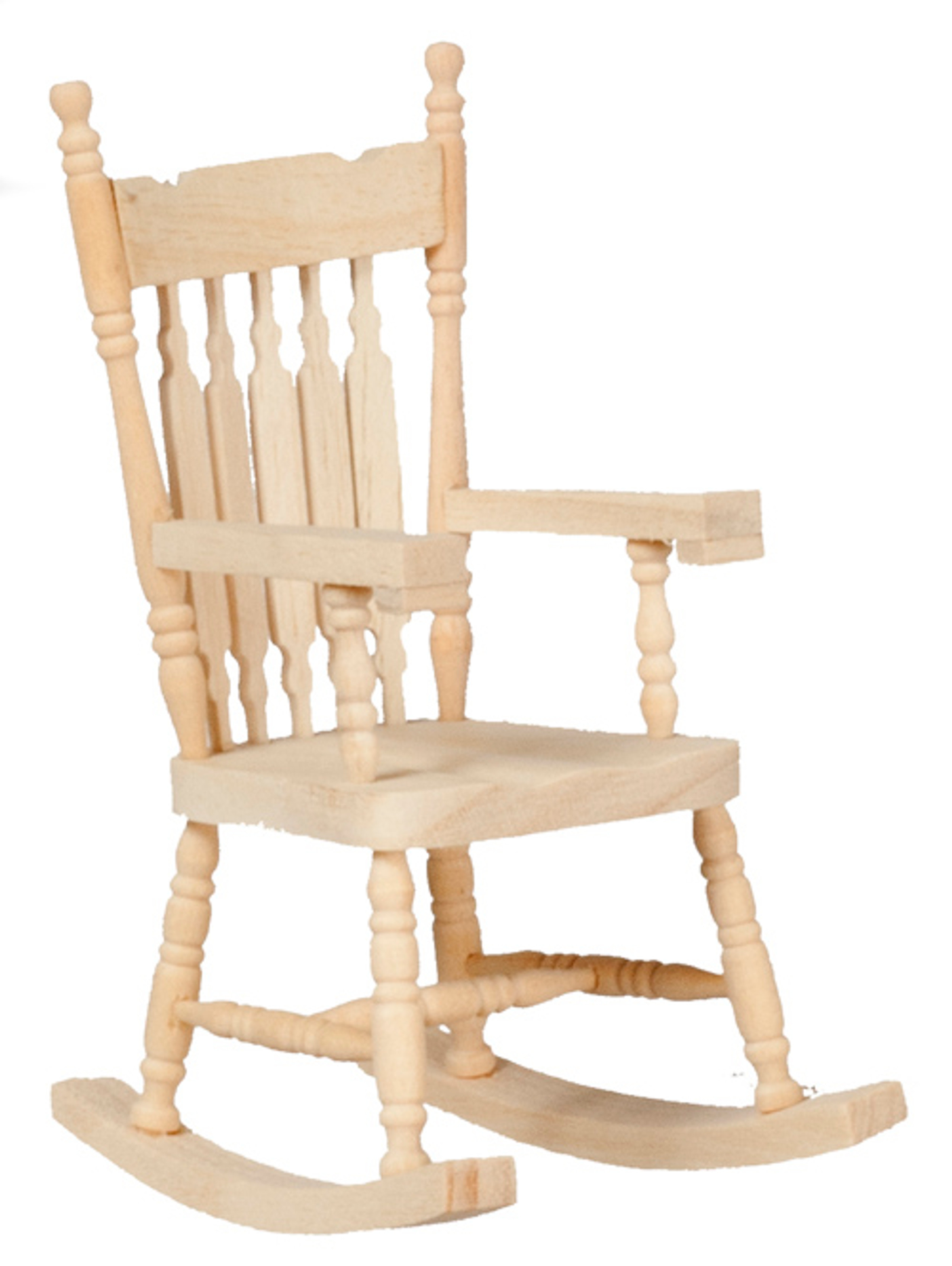 Rocking Chair - Unfinished - Dollhouse City