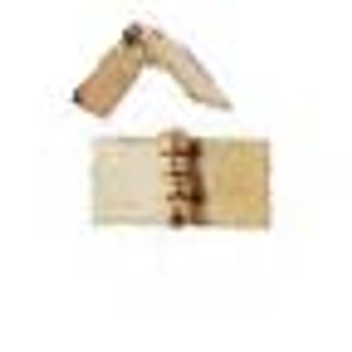 Square Hinges - Brass
