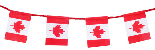 Canadian Flag Garland