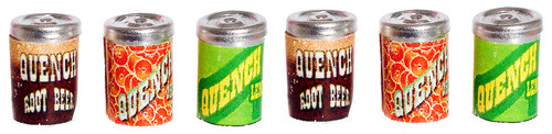 Quench Soda Cans - Assorted