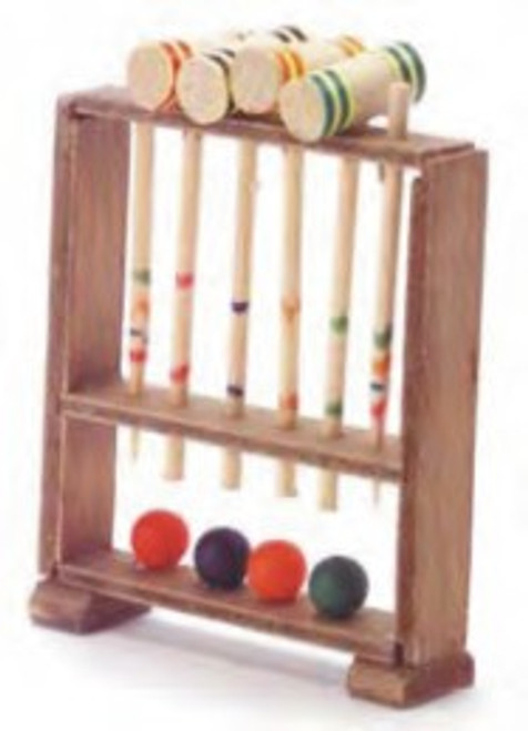 Wood Croquet Set