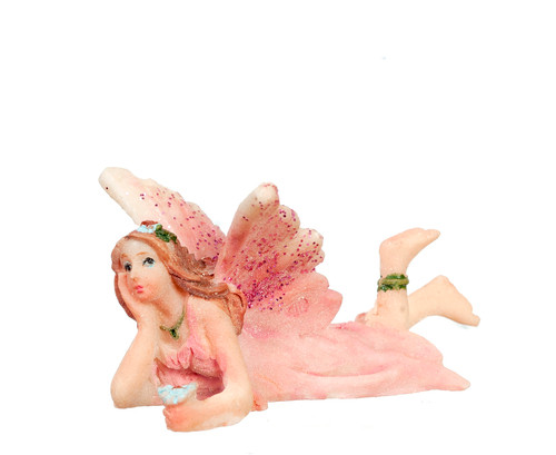 Small Fairy Laying - Pink