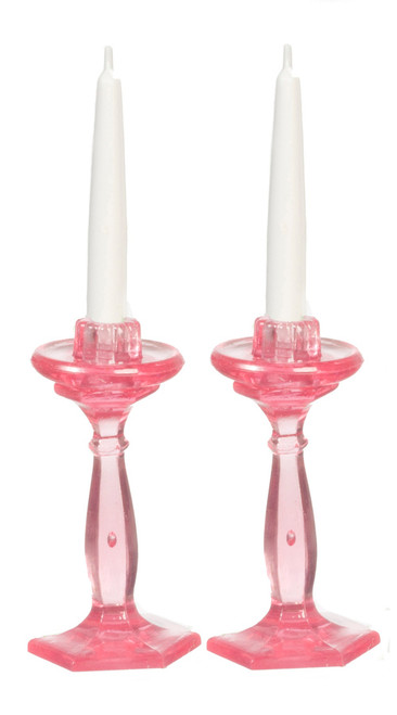 Candlesticks - Pink