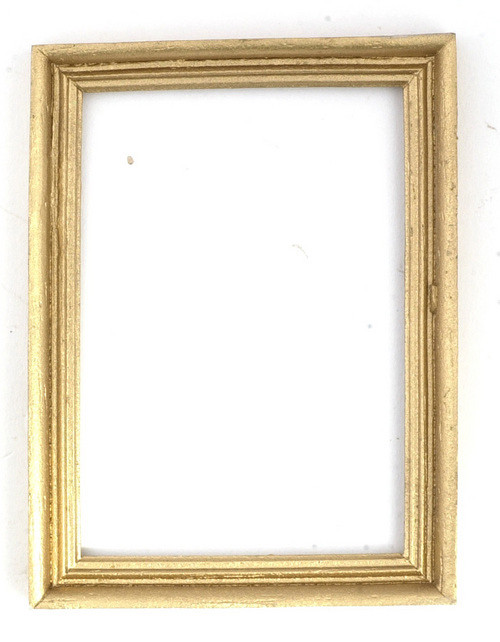 Dollhouse City - Dollhouse Miniatures Frame - Gold