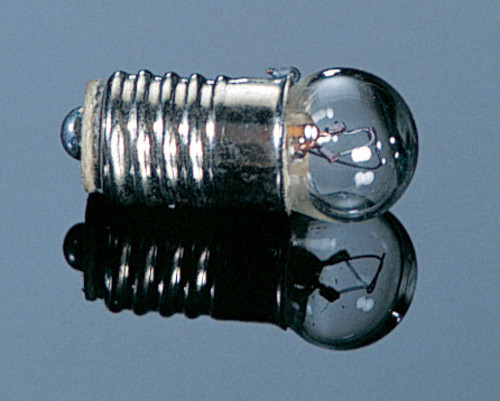 Dollhouse City - Dollhouse Miniatures 12 Volt Screw Base Bulb - Orange