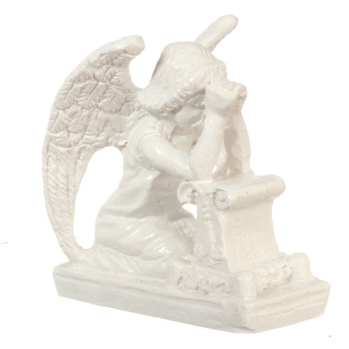 Dollhouse City - Dollhouse Miniatures Praying Angel - White