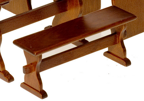 Nook LongTrestle Bench - Walnut