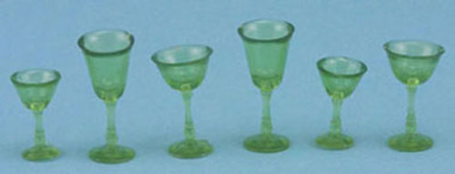 Stemware - Transparent Green