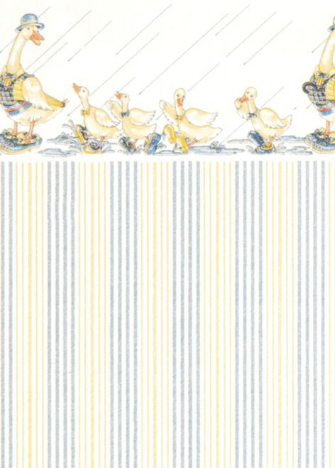 Wallpaper Dapper Ducks Set - White