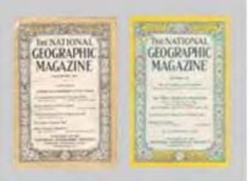 Vintage National Geographic Magazines Set