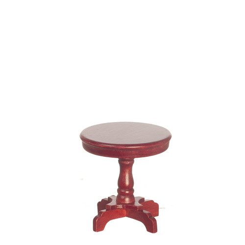 Victorian Pedestal End Table - Mahogany