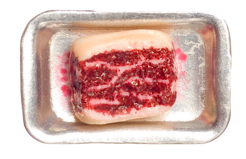 Dollhouse City - Dollhouse Miniatures Meat Trays Set