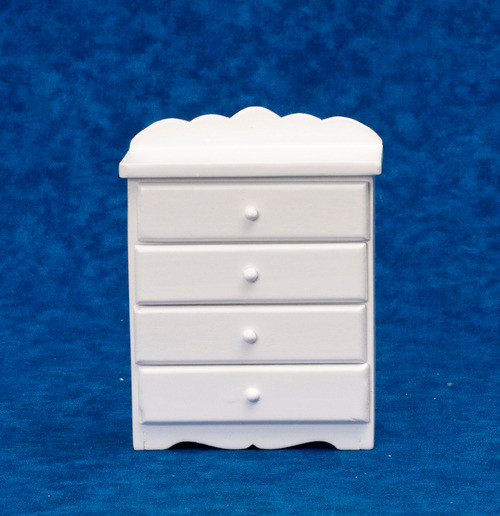 4-Drawer Chest - White