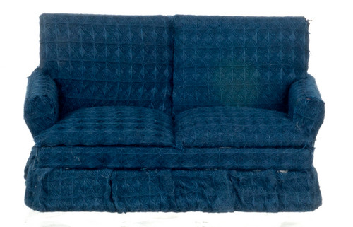 Traditional Loveseat - Blue