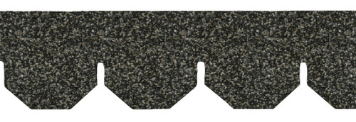 Dollhouse City - Dollhouse Miniatures Hexagon Asphalt Shingles - Salt & Pepper