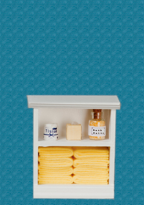 Bath Cabinet - Small and Yellow