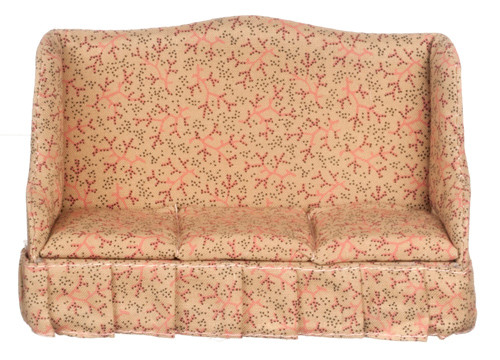 Dollhouse City - Dollhouse Miniatures Sofa - Tan Fabric