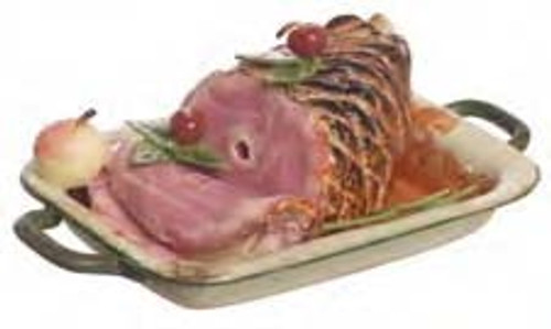 Ham on Cooking Pan