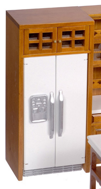 Refrigerator with Cabinet - Walnut