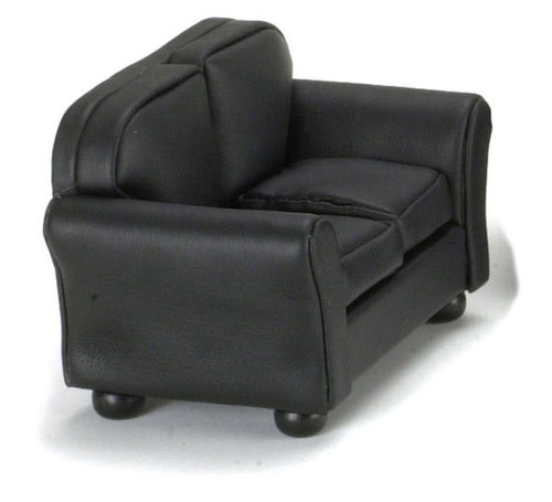 Black Leather Loveseat