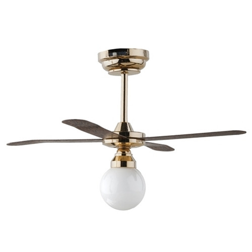 LED White Globe Ceiling Fan