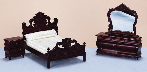 Fancy Victorian Bedroom - Mahogany