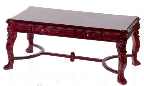 Lion Leg Desk - Red Mahogany