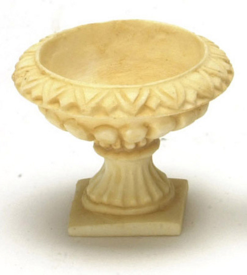 Dollhouse City - Dollhouse Miniatures Victorian Urn - Tan