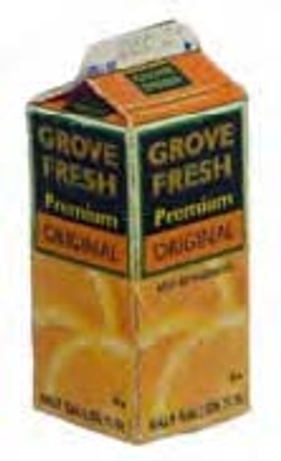 Half Gallon Orange Juice Carton