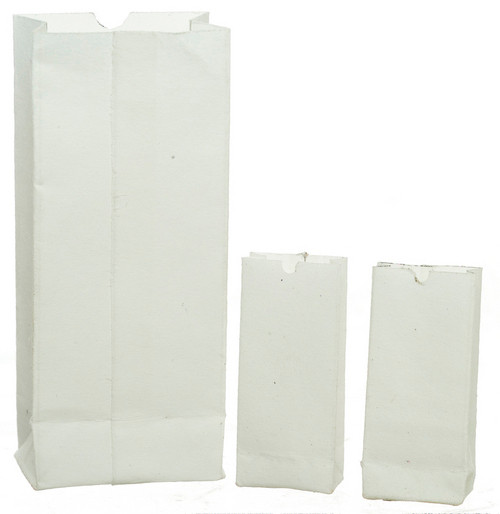 White Paper Bag Set