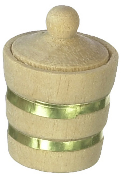 Wooden Bucket with Lid
