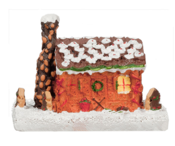 Gingerbread Log Cabin