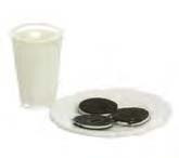 Glass of Milk and Cookies