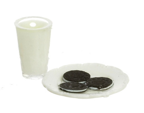 Glass of Milk and Cookies