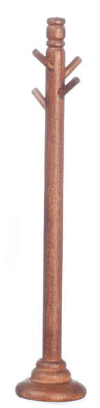 Dollhouse City - Dollhouse Miniatures Clothes Pole - Walnut