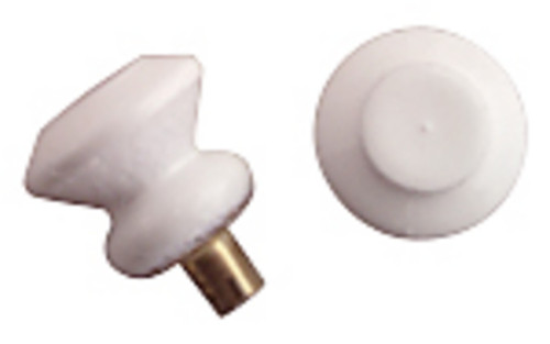 Round Knob Set - White